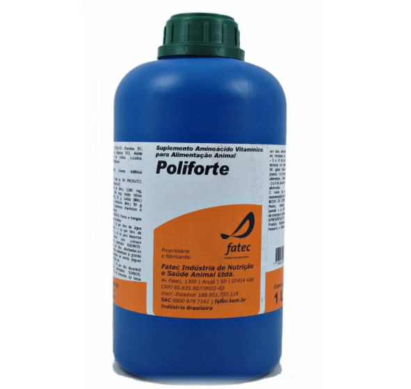 Poliforte 1000mL - Oestevet - Distribuidora de Produtos Veterinários